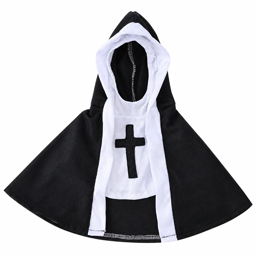 Nun robe laid flat